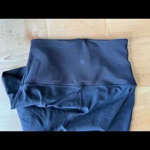Black high waist lululemon leggings